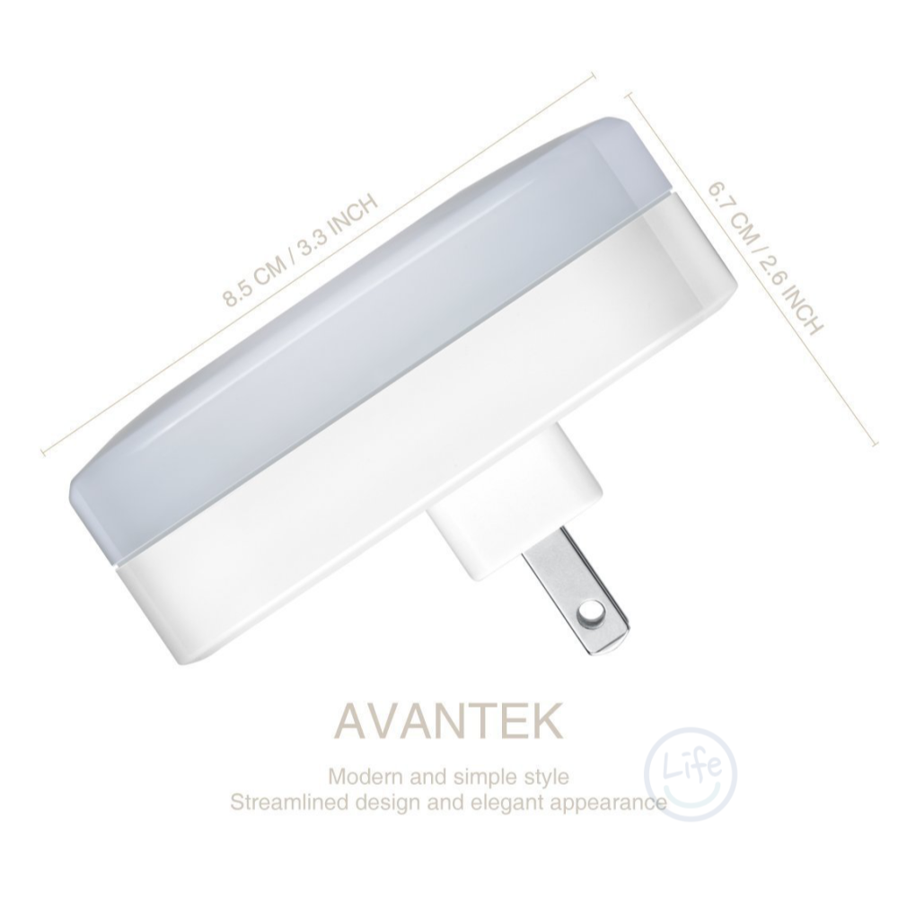 【台灣現貨】光控USB小夜燈 小夜燈 感光小夜燈 插電小夜燈 光控小夜燈 USB小夜燈 感應小夜燈【ULife生活選品】-細節圖5