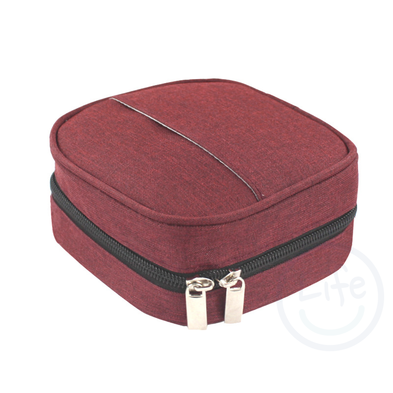 數位方形收納包 旅行收納包 牛津包 攜行袋 防撞攜帶包 傳輸線包 充電包 滑鼠包 【ULife生活選品】-規格圖7