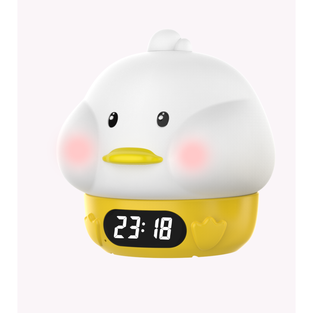 鬧鐘拍拍燈 小夜燈 伴睡燈 充電小夜燈 造型小夜燈 拍拍夜燈時鐘 可愛小夜燈 夜燈時鐘【ULife生活選品】-規格圖10