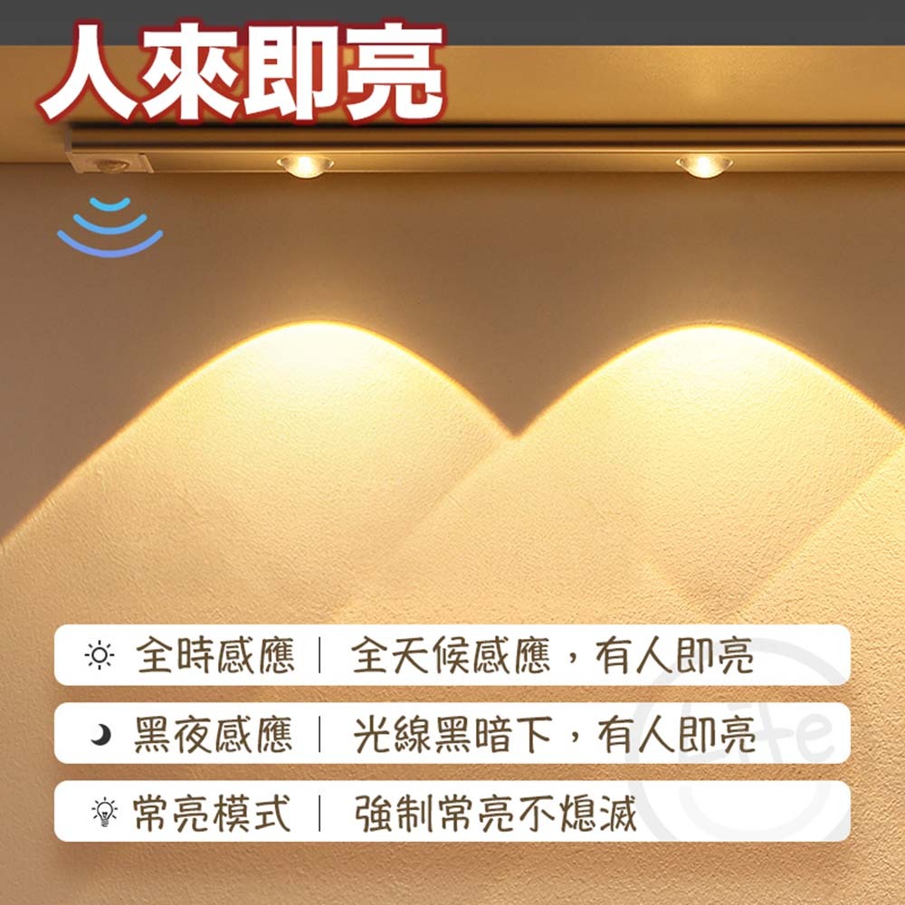 超薄感應貓眼燈 感應燈 可調光感應燈 磁吸式感應燈 走廊燈 人體感應燈 USB充電 貓眼燈【ULife生活選品】-細節圖3