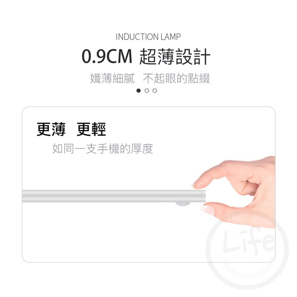 超薄感應貓眼燈 感應燈 可調光感應燈 磁吸式感應燈 走廊燈 人體感應燈 USB充電 貓眼燈【ULife生活選品】-細節圖6