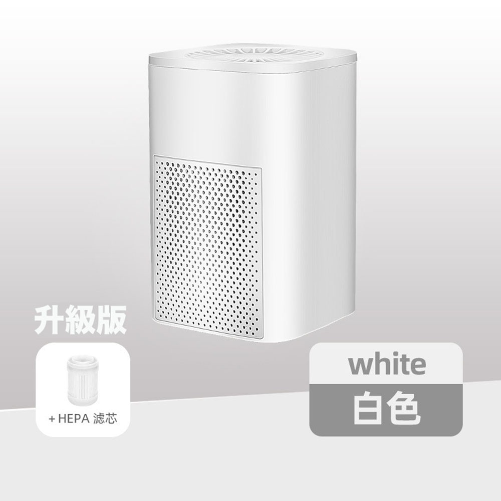 空氣淨化器 活性碳 USB 紫外光 殺菌 煙味 桌面 空氣清淨機  個人【ULife生活選品】-規格圖8