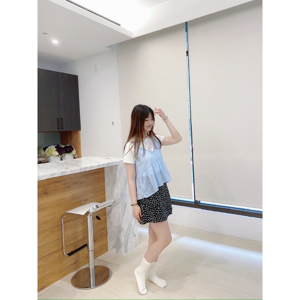 May闆娘自留 預支浪漫A字小碎花短裙🌹-細節圖3