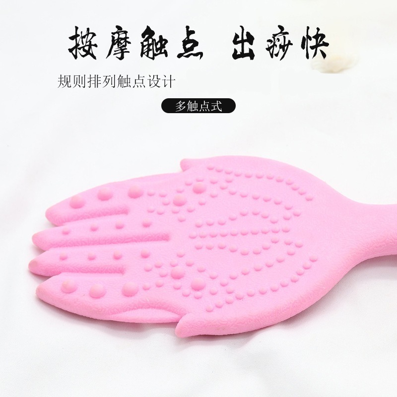 經絡拍痧板 雙面手掌拍痧板 按摩拍 養生拍打棒 手掌拍 經絡穴位拍打-細節圖4