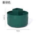 桌面旋轉化妝刷收納筒 化妝刷收納筒化妝品置物架桌上梳妝台眼影刷口紅盒筆筒-規格圖5