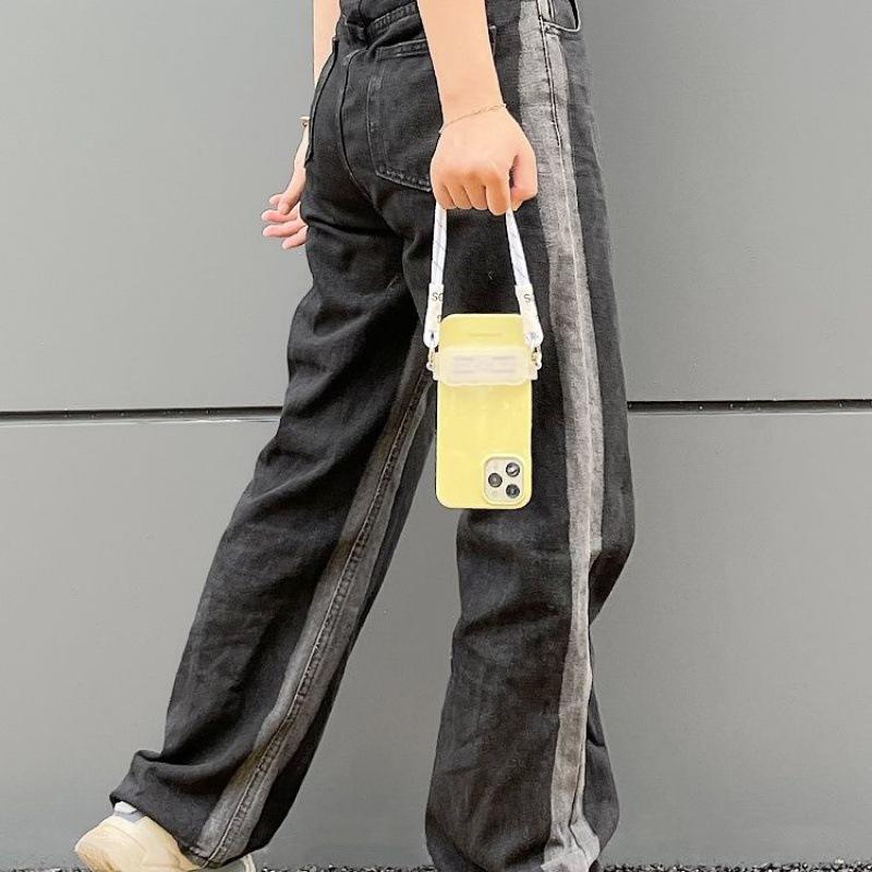 透明手機殼背夾 手機掛繩 長短繩 手機殼背夾掛繩 伸縮手機夾子 通用背夾 手機透明夾子 手機背夾掛繩 可斜挎背-細節圖3