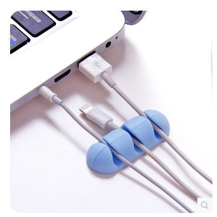 插頭整理器 創意自黏數據線網路整理器理線器線夾桌面電線收納固定器線路卡子-細節圖3