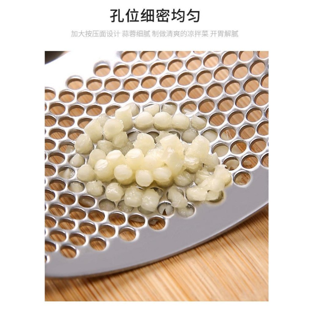 不鏽鋼壓蒜器 環形不銹鋼壓蒜器 搗蒜神器 蒜蓉器 搗蒜泥 家用剝蒜器 廚房工具-細節圖3