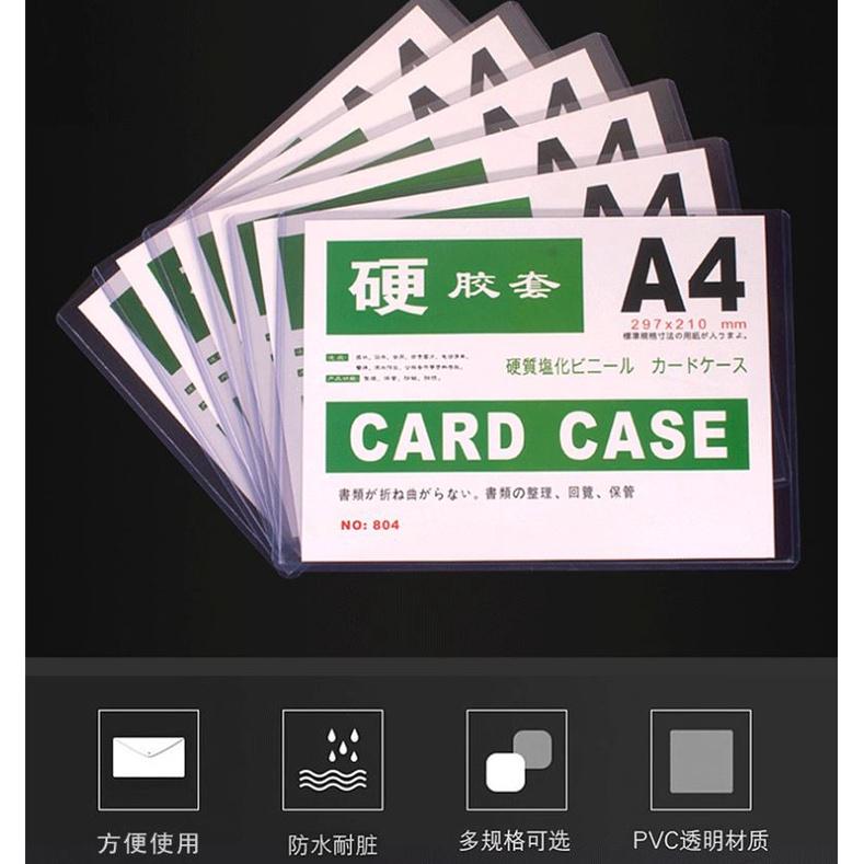 文件保護套 硬膠套卡套 透明硬卡套 A4 A5 A6 膠套卡套 文具透明框 工廠 公司 學校 文件保護套 辦公用品-細節圖4