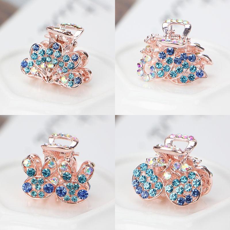 水鑽髮夾 精美水鑽小抓夾 瀏海小髮夾 髮飾小髮夾 瀏海夾 小鯊魚夾 小夾子-細節圖5