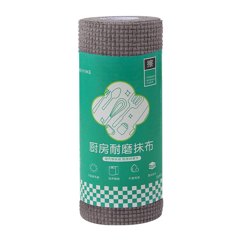 耐磨抹布 鋼絲球抹布 一次性免洗抹布 洗碗布 乾溼兩用抹布 不沾油抹布 免洗抹布 廚房抺布 清潔布 廚房耐磨抹布-細節圖5