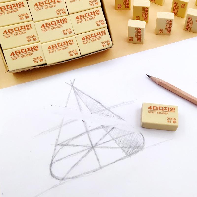 4B美術用橡皮擦 橡皮美術用 環保材質 美術用素描畫畫 學生兒童美術橡皮擦 繪圖考試專用 美術橡皮擦 4B橡皮擦-細節圖4