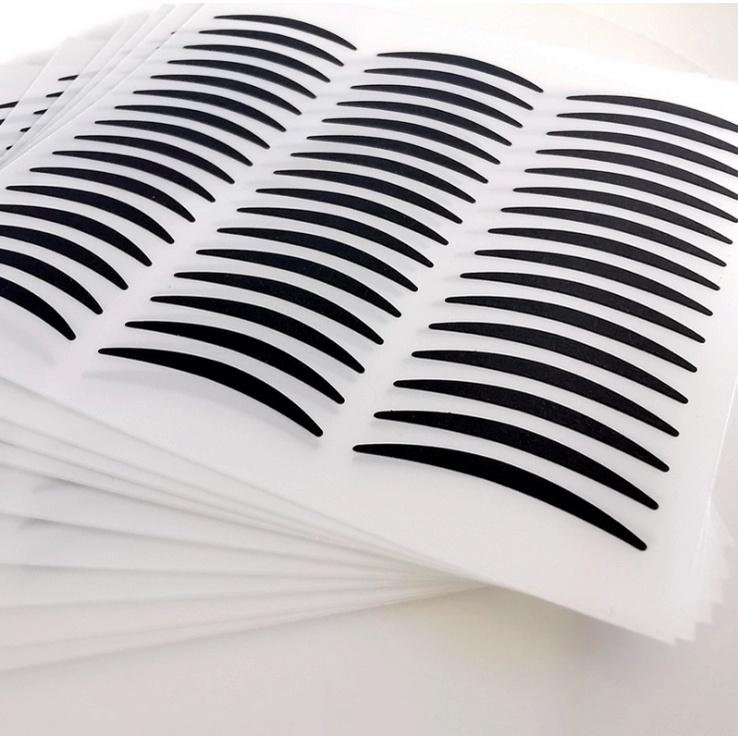 韓國黑色雙眼皮貼新手必備 黑色雙眼皮貼眼線 貼雙眼皮膠條 紙質雙眼皮貼 深邃貓眼妝-細節圖4