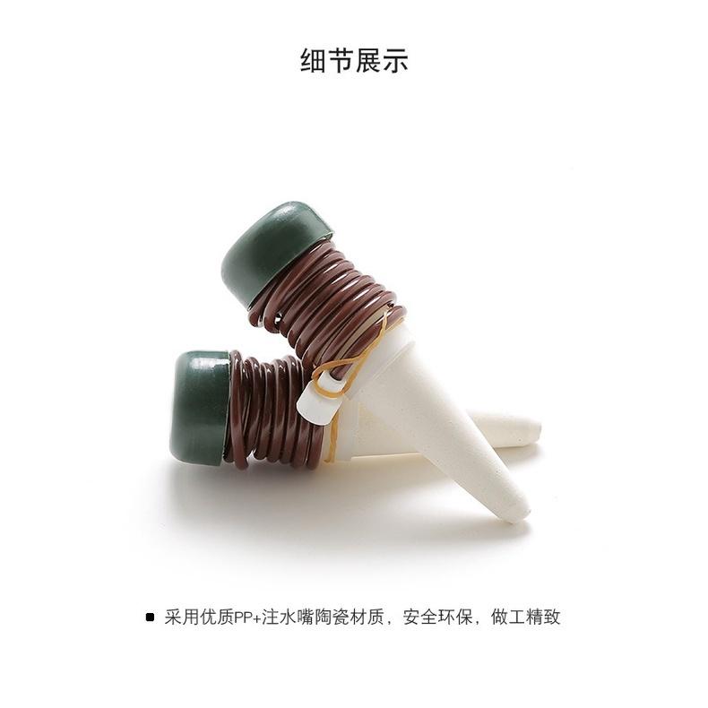 花卉盆栽自動澆花器( 2只裝 ) 澆花器 自動澆水器 滴灌器 創意園藝工具 澆水器 滴灌器  創意園藝工具-細節圖7