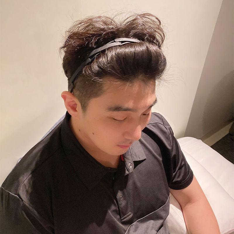 伸縮髮箍 隱形頭箍 百搭髮箍 變形髮箍 便攜式頭箍 隨身折疊變形髮箍 夏天隱形髮箍 帶齒防滑頭箍 隨身折疊髮箍-細節圖4