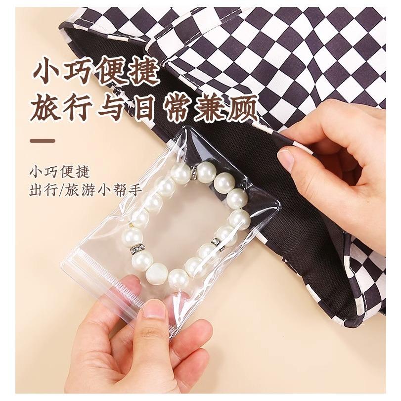 首飾密封袋 首飾密封袋 密封收納袋 飾品首飾袋 飾品包裝袋 耳環耳釘收納袋 珠寶文玩密封袋 透明袋 首飾袋-細節圖6