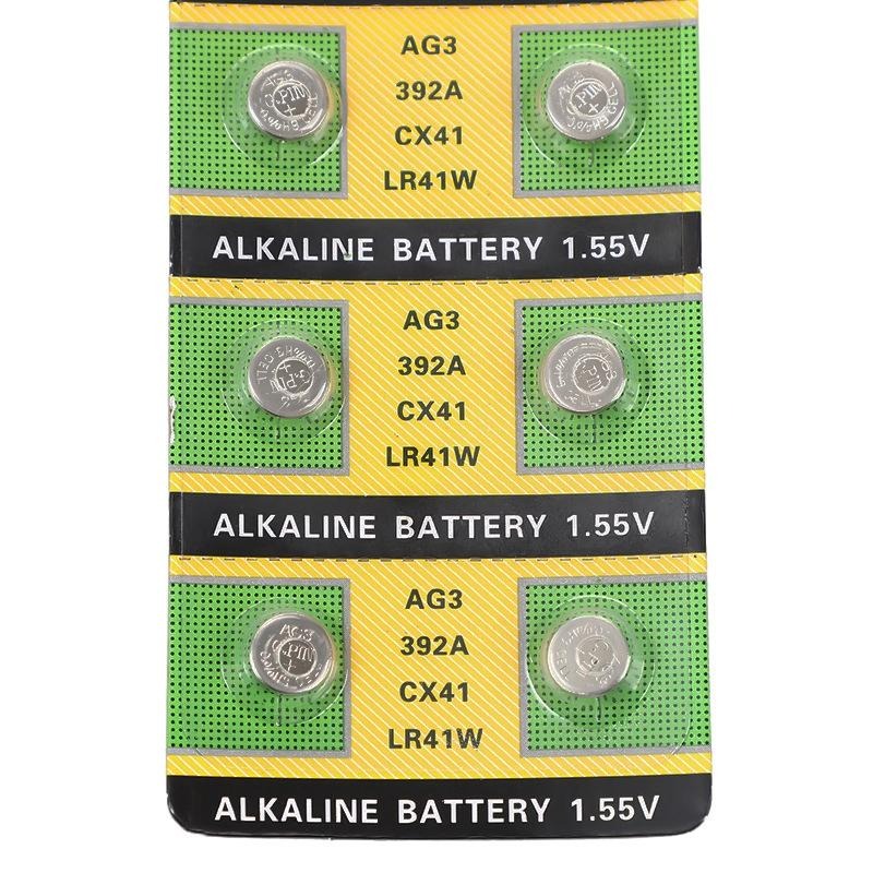 10入  AG3/LR41 水銀電池 鈕扣電池AG3電池 LR41電池 發光玩具 LED燈手錶 挖耳勺 替換電池-細節圖3