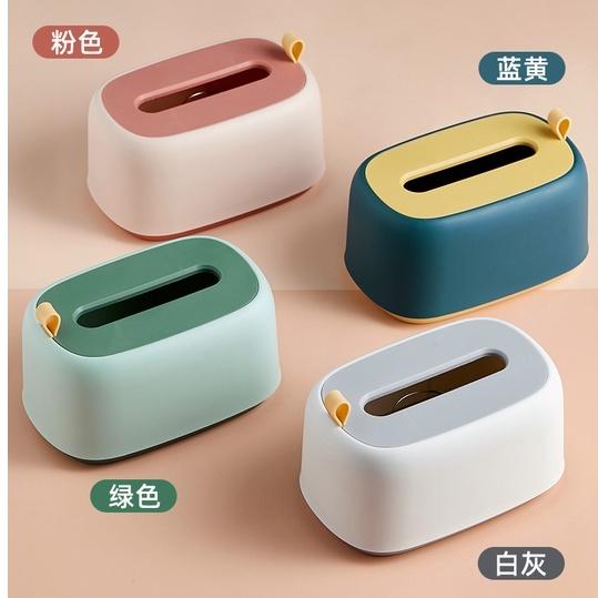 壁掛式輕奢餐巾紙盒 桌面紙巾盒 免打孔彈簧抽紙盒 創意輕奢廚房壁掛式收納盒 家用客廳彈簧紙抽盒-細節圖6