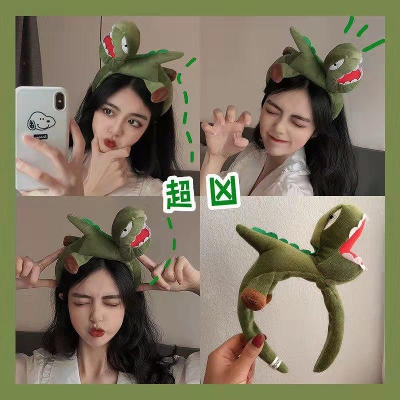 超萌可愛卡通搞怪頭箍 萬聖節髮箍 聖誕節髮箍 韓國網紅動物造型髮箍 網紅搞怪可愛髮箍 賣萌穿搭髮飾 洗臉髮箍 百搭髮箍-細節圖2
