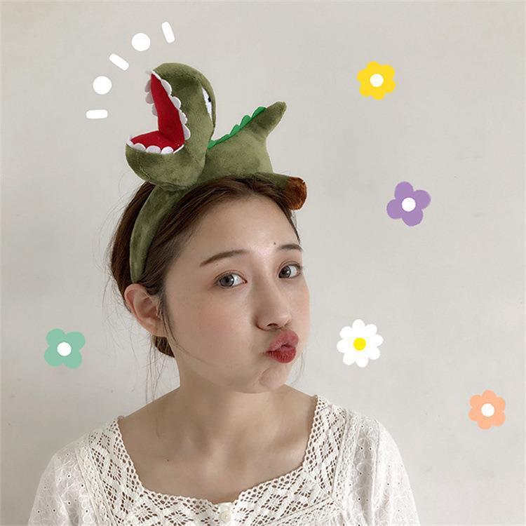 超萌可愛卡通搞怪頭箍 萬聖節髮箍 聖誕節髮箍 韓國網紅動物造型髮箍 網紅搞怪可愛髮箍 賣萌穿搭髮飾 洗臉髮箍 百搭髮箍-細節圖6