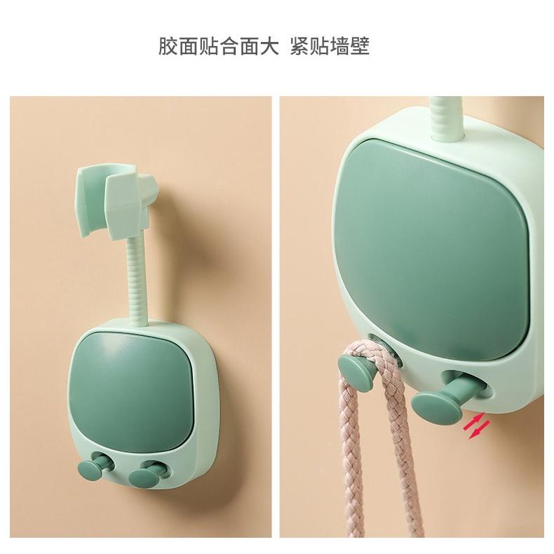 免打孔萬向花灑支架 萬向蓮蓬頭支架 360度旋轉蓮蓬頭支架 可調節蓮蓬頭支架 蓮蓬頭支架 蓮蓬頭架 蓮蓬頭掛架-細節圖3