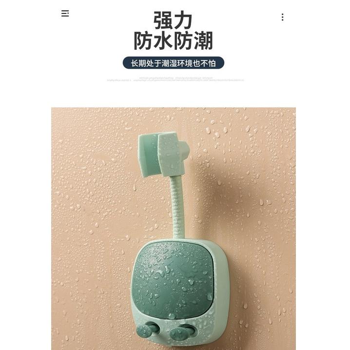 免打孔萬向花灑支架 萬向蓮蓬頭支架 360度旋轉蓮蓬頭支架 可調節蓮蓬頭支架 蓮蓬頭支架 蓮蓬頭架 蓮蓬頭掛架-細節圖5