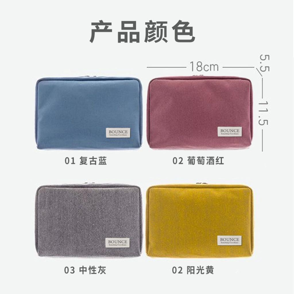 存摺包 韓國防水厚尼龍布 文具包 數碼收納包 印章存摺理財包 整理化妝包 印章包-細節圖6