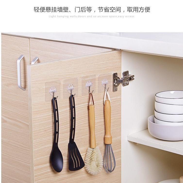 【10個裝】萬用強力掛勾 無痕強力萬用掛勾  倒掛掛鈎 超強無釘強力掛勾 門後衣架掛鈎 可重複使用 任意黏貼 掛鉤 掛鈎-細節圖3