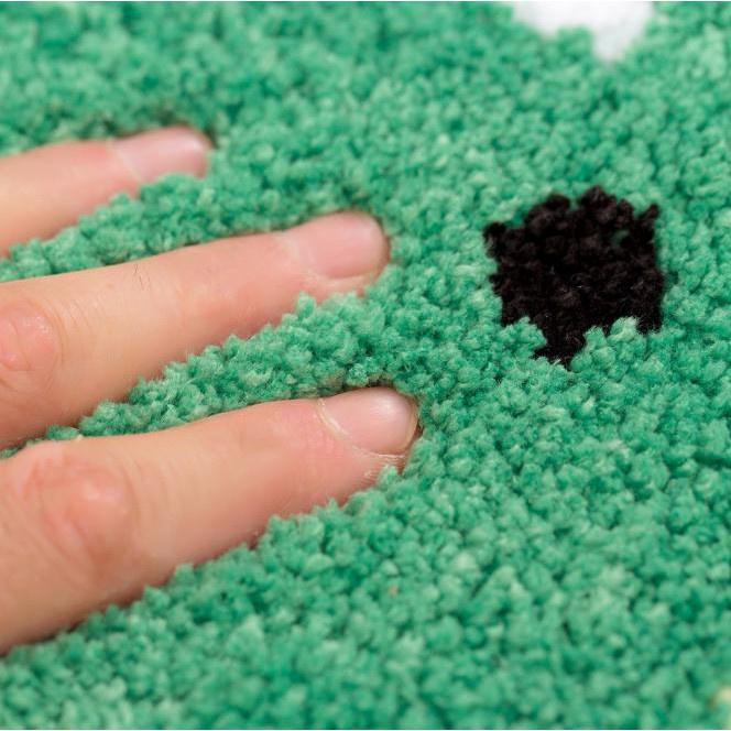 加厚植絨吸水地墊 可機洗 吸水地墊 客廳地墊 恐龍動物水果地墊 兒童地墊 浴室防滑墊 吸水卡通日韓地墊-細節圖2