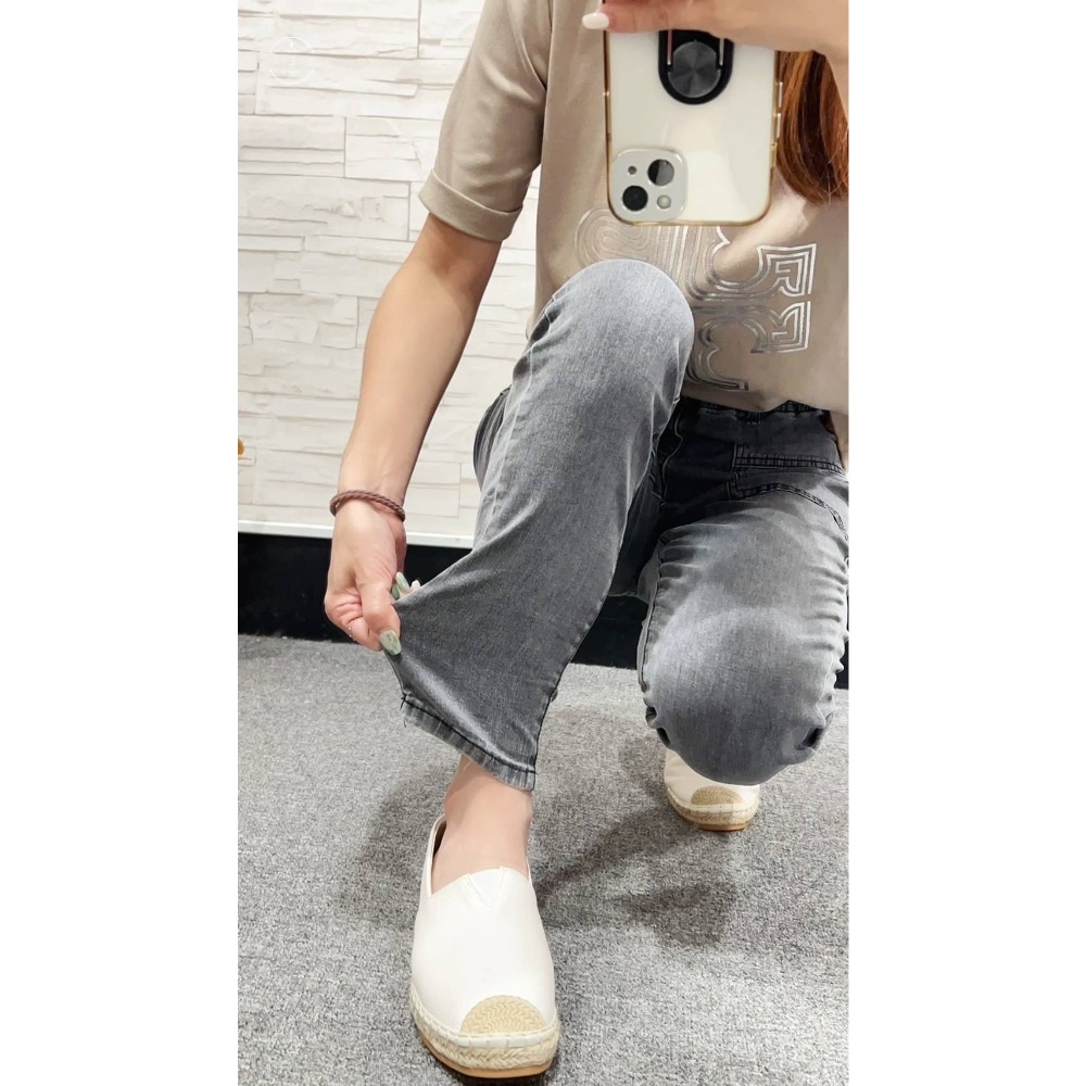 🏵️#10847 「煙灰洗色 貼袋單寧」🏵️ 強力推薦❤️-細節圖7