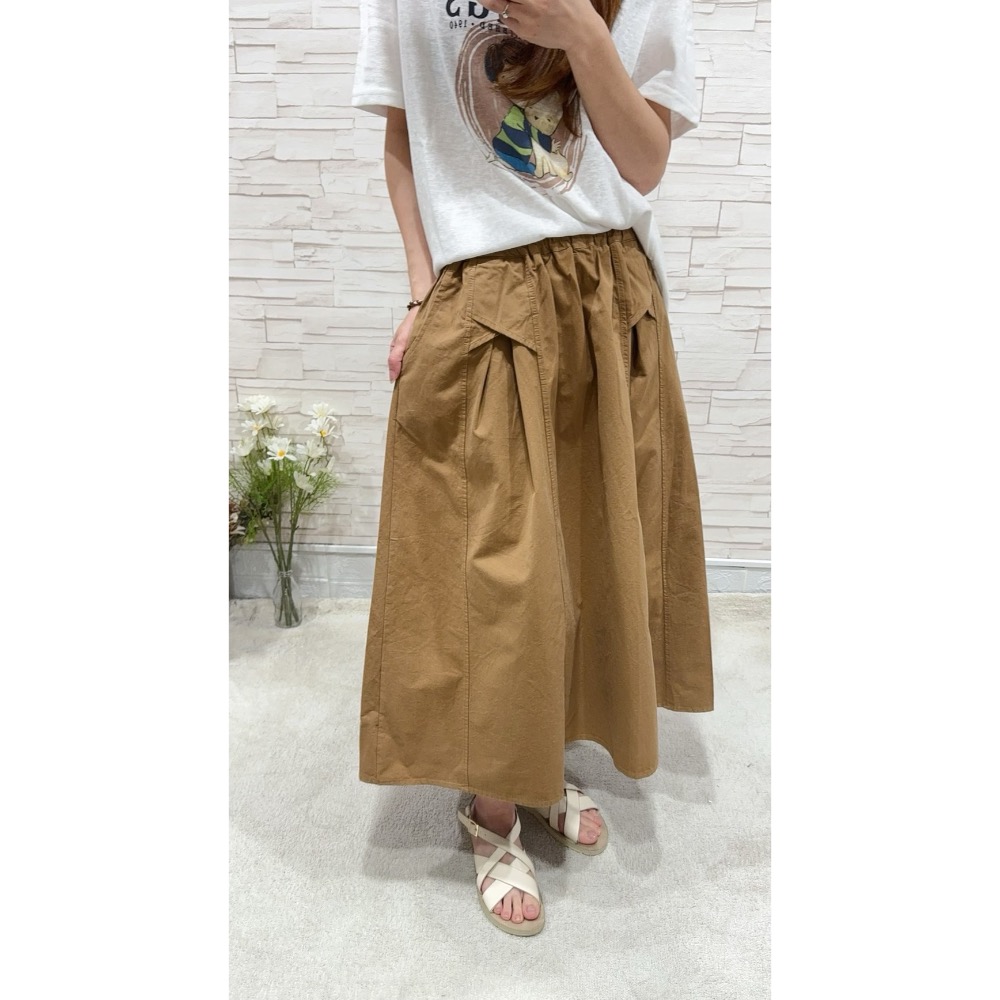 ♥️#8986 ♥️「日系高磅抓摺裙」♥️-細節圖5