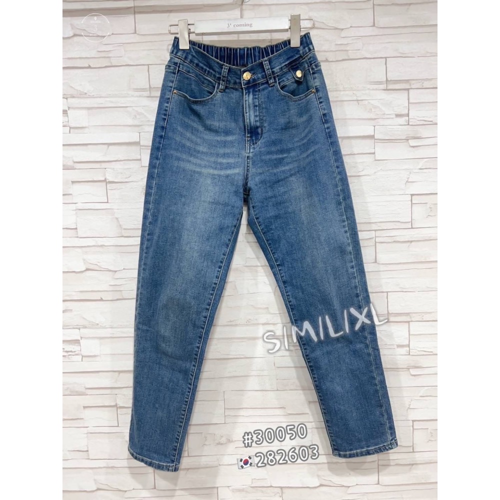 ✴️現貨✴️#330050 ❤️「 一釦 復古刷色單寧 」  ❤️✴️E.O.N & 第六元素聯名系列✴️-細節圖3