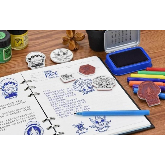 航海王 one piece 海賊王 印章(靜電皮)A款(綜) 木棉花 靜電皮印章 羅 羅 喬巴 桑尼號 魯夫 動漫-細節圖4
