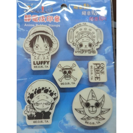 航海王 one piece 海賊王 印章(靜電皮)A款(綜) 木棉花 靜電皮印章 羅 羅 喬巴 桑尼號 魯夫 動漫-細節圖5