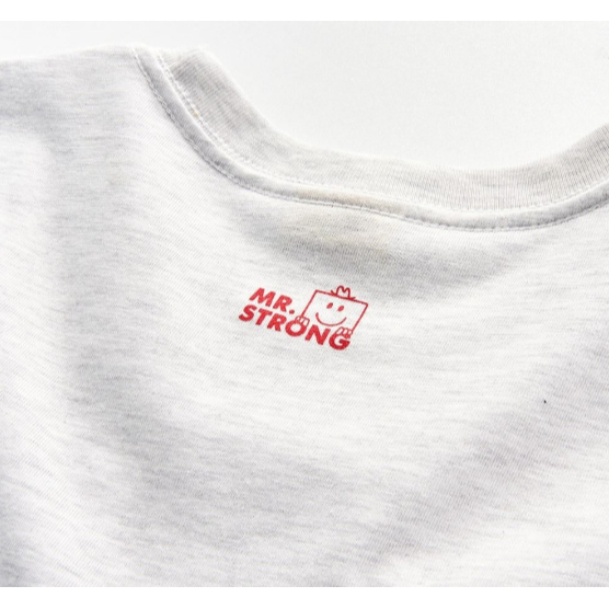 CACO 強壯先生排字T t恤 短袖-細節圖2