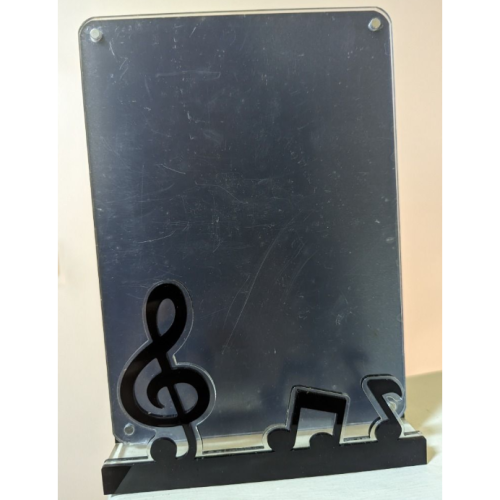 造型相框 壓克力相框 相框 磁吸 音樂 黑白 壓克力 黑 白 透明 隔板 音符 音樂 外拆模 音符相框 磁鐵相框 磁吸
