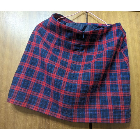 牛仔裙 牛仔短褲 牛仔七分褲 網格短褲 紅色 網格裙 皮裙 白色 網狀 花紋 褲子 冬裝 網格裙 穿著-細節圖6