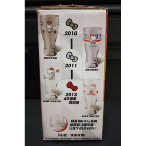 Hello Kitty 經典玻璃曲線杯 未拆封 玻璃杯 曲線玻璃杯 動漫 盲盒-細節圖3