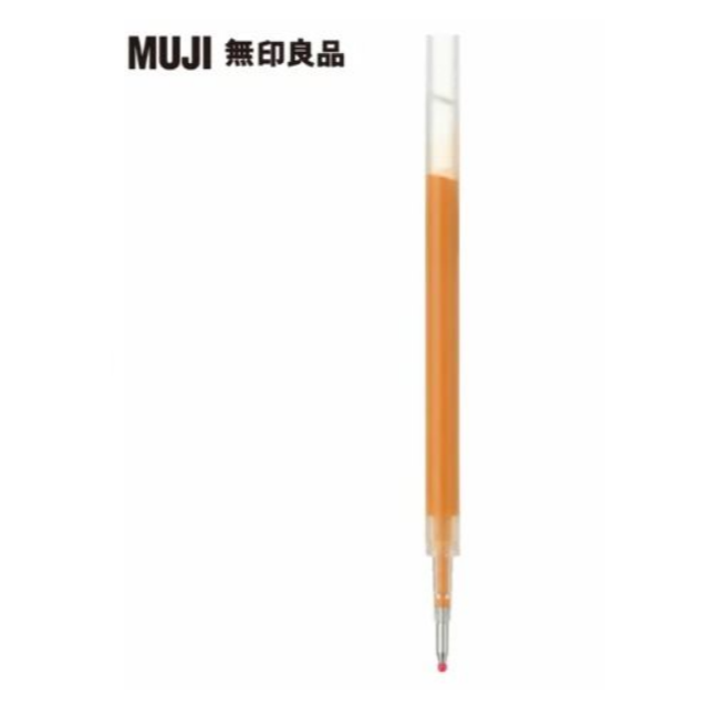 MUJI 無印良品 自由換芯膠墨筆芯 灰色 深藍色 粉紅色 水藍色 黃 替換 墨水 0.5mm 文具 筆芯-細節圖2