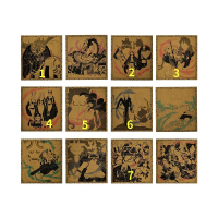 一番賞 航海王 海賊王 ONE PIECE ワンピース 龍與連袂登場的猛者們 色紙 23cm E賞