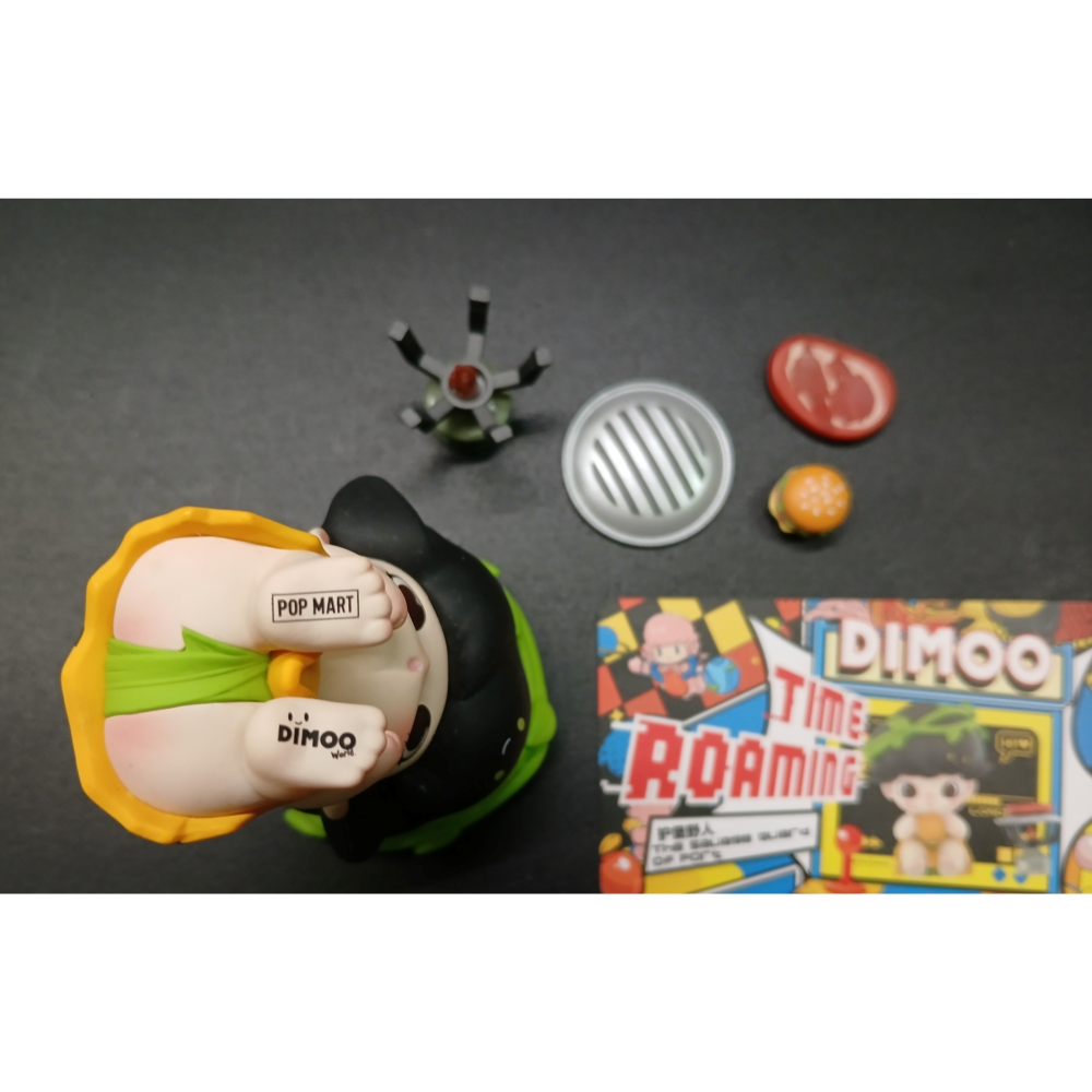 POPMART 泡泡瑪特 Dimoo 時光漫遊系列 護堡野人 POPMART 公仔 有卡無盒-細節圖4