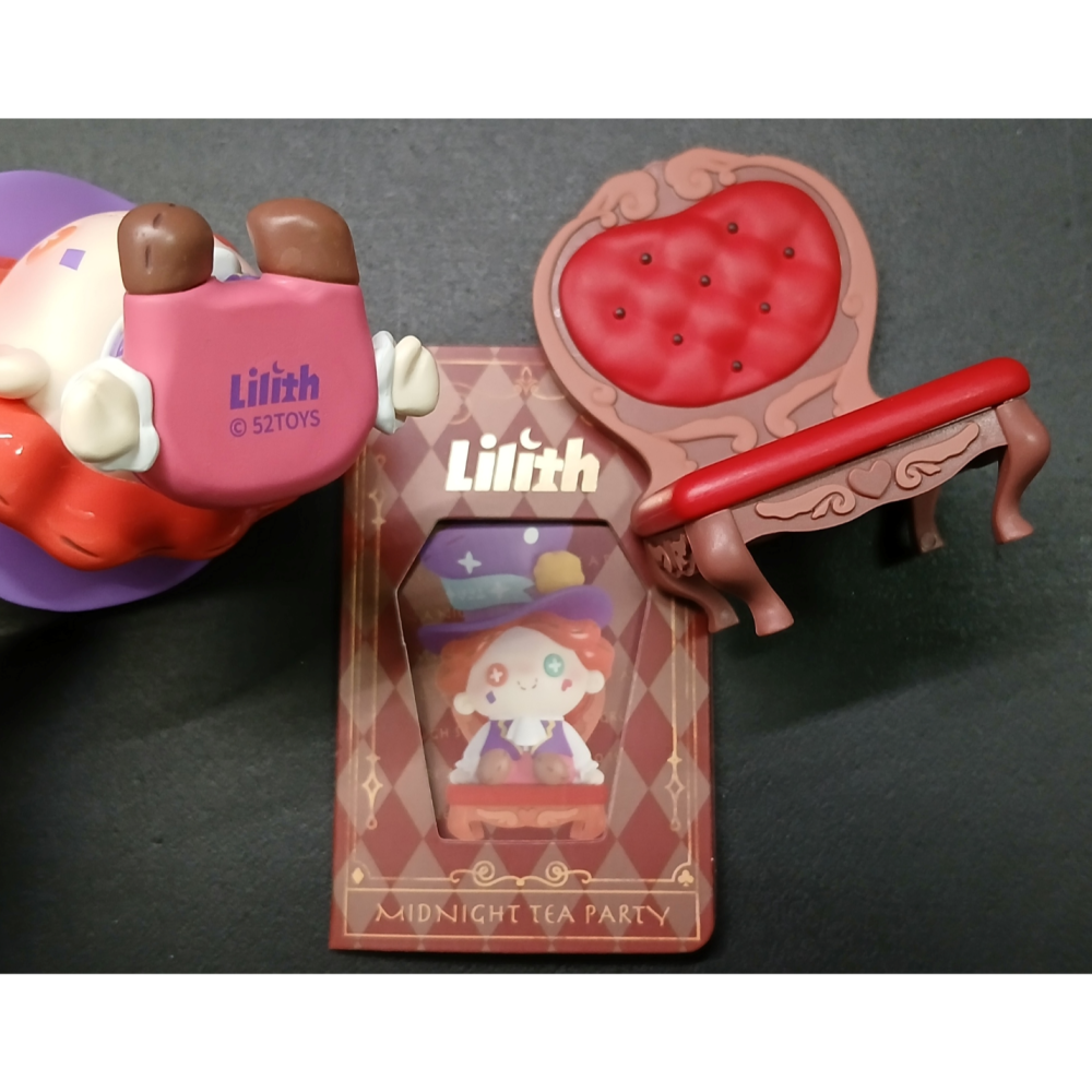 52TOYS Lilith 深夜茶話會 系列 有卡無盒 瘋帽子 52 TOYS 公仔 正版-細節圖5