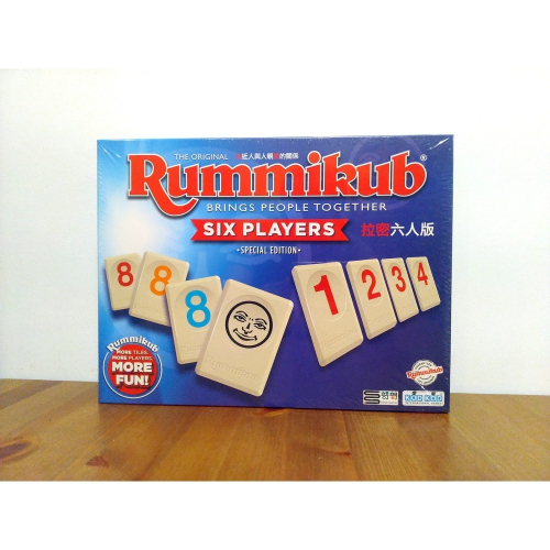 [開心玩桌遊] 正版 拉密 6人版 rummikub xp 中文版 數字牌 桌遊