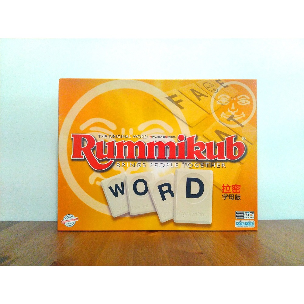 [開心玩桌遊] 正版 拉密 字母版 Rummikub Word 家庭 派對 數字牌 桌遊 - [開心玩桌遊] 正版桌遊 - iOPEN Mall