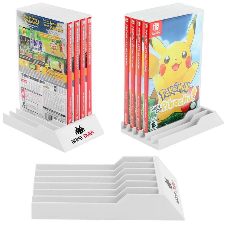 【快速出貨】 Switch 遊戲卡 光碟片 收納 碟片架 NS Lite 主機 遊戲卡收納座 可收納 6張遊戲卡-細節圖2