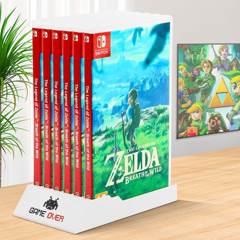 【快速出貨】 Switch 遊戲卡 光碟片 收納 碟片架 NS Lite 主機 遊戲卡收納座 可收納 6張遊戲卡-細節圖3