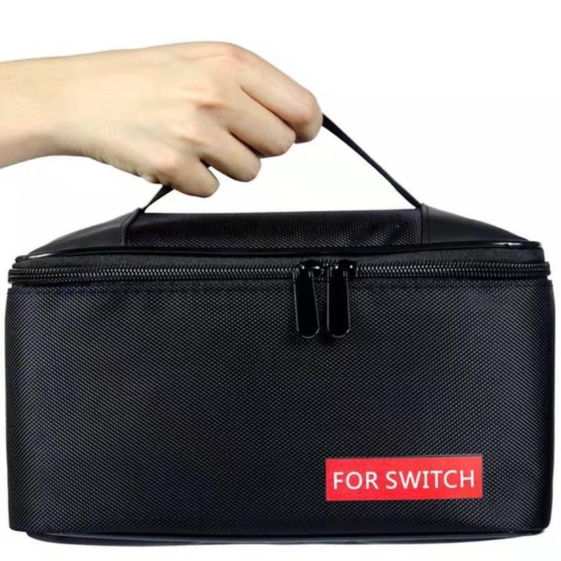 【快速出貨】 Switch 大容量收納包 週邊 收納袋 收納包 保護 減震包 防震包 大容量 尼龍包 Oled 通用-細節圖2