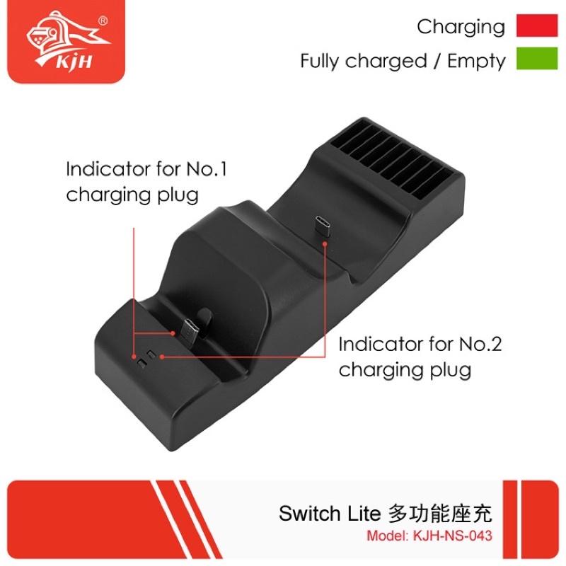 【快速出貨】 Switch Pro 主機 Switch Lite 充電底座 手把 搖桿 充電器 卡匣 收納-細節圖3