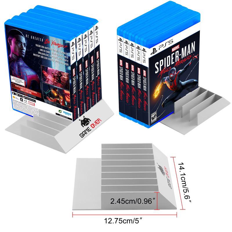 【快速出貨】 PS5 Xbox Series 光碟 光碟盒 收納 收納架 PS4 遊戲卡收納座 可收納 8張遊戲卡-細節圖2