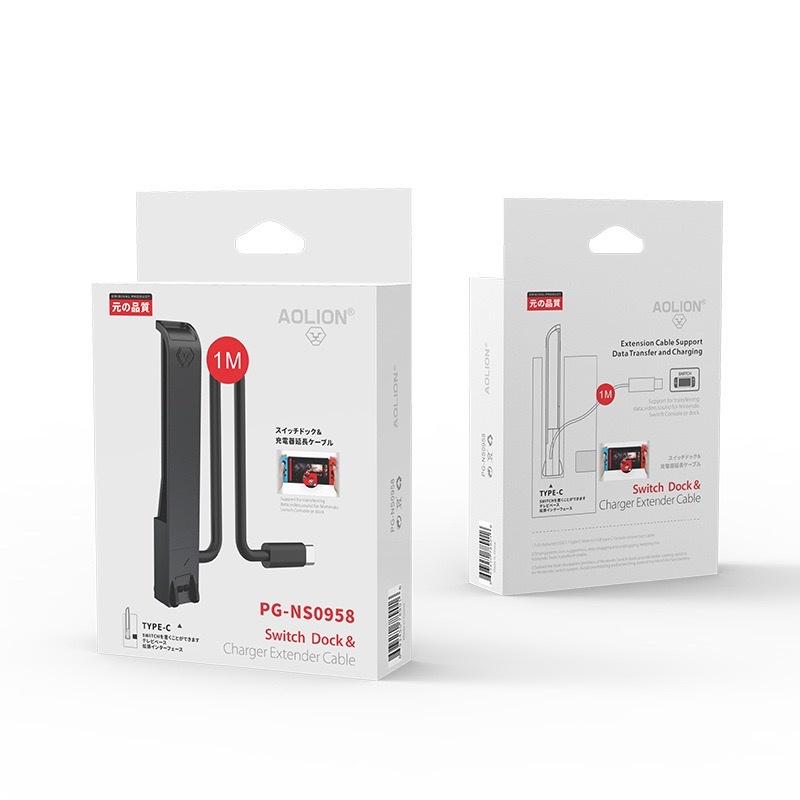 【快速出貨】 NS Switch 延長線 底座延長線 主機散熱 充電線 傳輸線 V4 TYPE-C 充電線-細節圖5